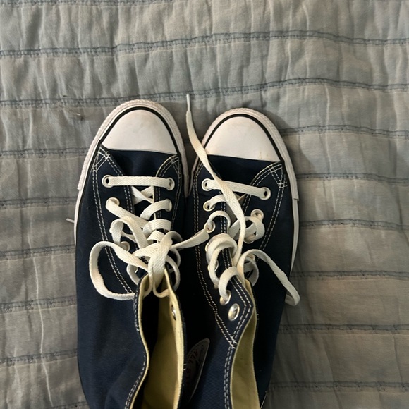 Converse All Star Navy High Top Sneakers - Picture 2 of 4